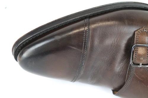 SUITSUPPLY Men's Shoes EU40.5 Brown Leather Double-Buckle Formal Classic - Picture 13 of 16