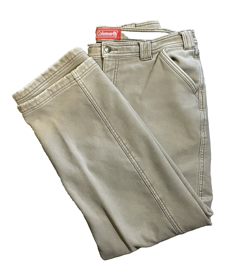 Coleman Pants-Men's Pants Outdoor-Lined Warm Fleece-Workwear-34x30 - Image 2 of 4