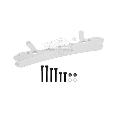 TSRC CNC Metall Rückseite Stoßdämpfer Querstange Silber für HPI BAJA RV 5B 5T 