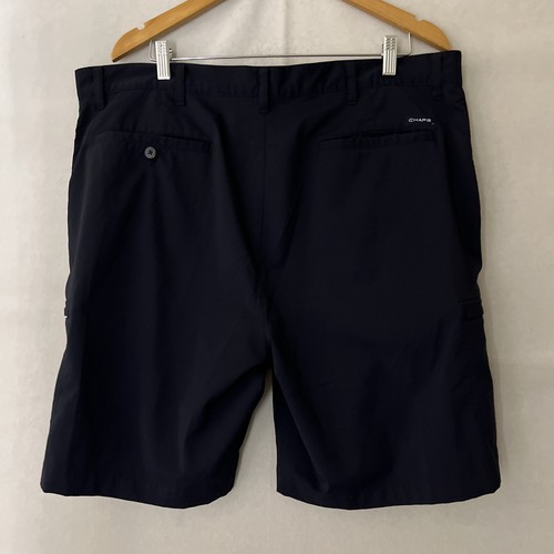 Chaps Shorts Ralph Lauren Golf Walking Boat Navy Blue Zipped Pockets Mens 40 8.5 - Picture 3 of 11