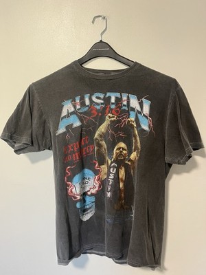 WWE Stone Cold Steve Austin 3:16 Ripple Junction Charcoal Gray T-Shirt Men's L