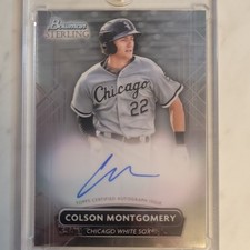 Topps 2022 Bowman Sterling Prospect Autographs Colson Montgomery Auto PA-CM