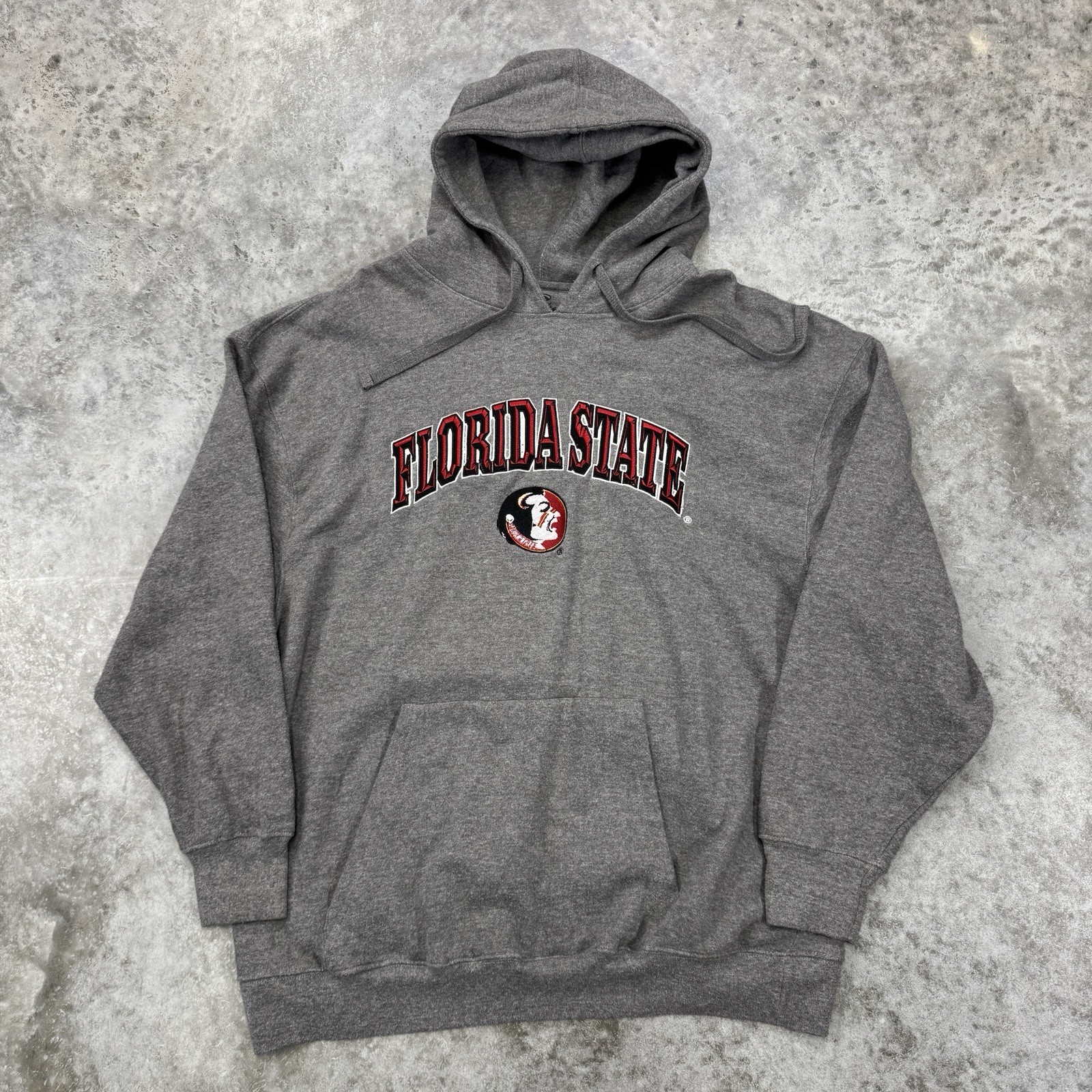 Florida State Seminoles Hoodie adult Extra Large gray pullover sweatshirt FSU