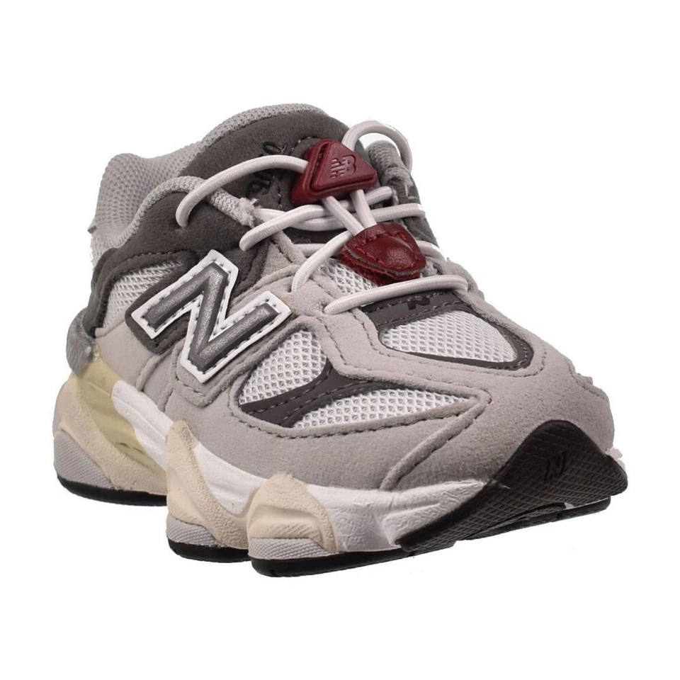 Zapatos para niños pequeños New Balance 9060 (anchos) gris/blanco iv9060-gy-W Foto 2 de 4