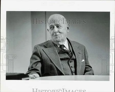 1978 Press Photo Colonel J.N. Pease speaks during meeting in North Carolina