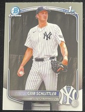 Cam Schlittler 2025 1st Bowman Chrome Prospects #BCP-166 New York Yankees