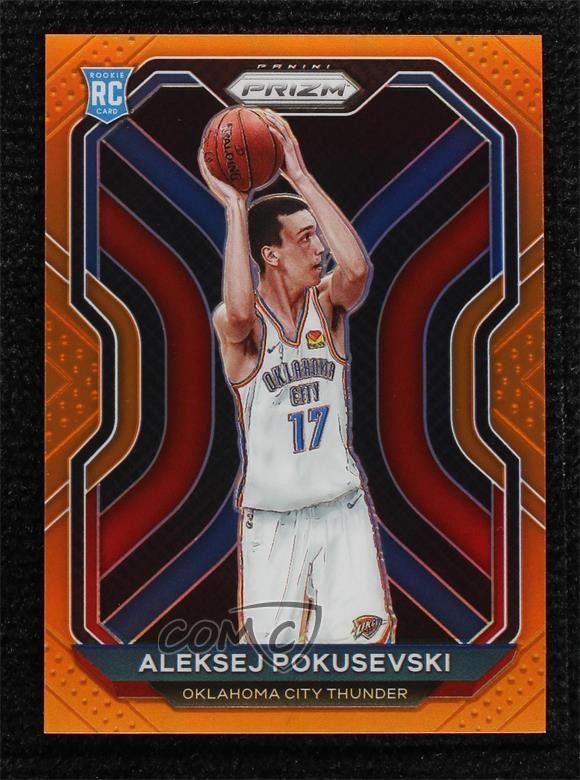 2020-21 Panini Prizm Orange Prizm 12/49 Aleksej Pokusevski #264 0el