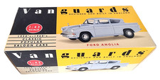 Vanguards Ford Anglia Blue 1/43 Scale Diecast Model Car VA1000 Boxed