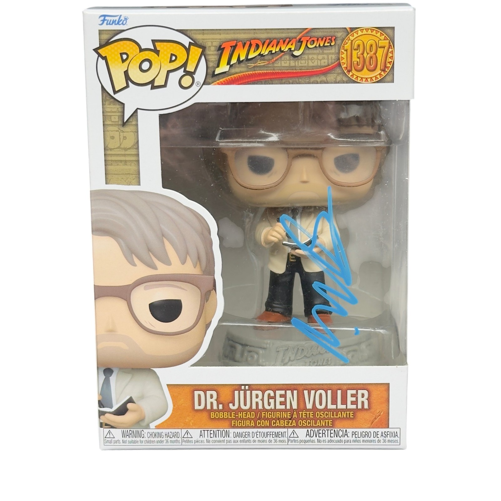 Mads Mikkelson Firmado Dr. Jürgen Voller Funko Pop 1387 Beckett Autógrafo
