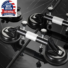 Suction Cup Heavy-Duty Aluminum Vacuum Plate Handle Glass Bracket Hook, Used for