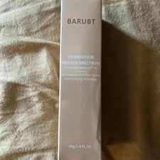 Barubt Foundation MEDIUM SPECTRUM SUNSCREEN SERUM SPF 50 New Sealed Exp 08/2027