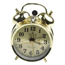 Wind Up Alarm Clock Metal Wind Up Twin Bell Alarm Clock Mechanical Double Bell 