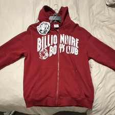 Billionaire Boys Club BB Warmth Zip Hoodie Biking Red Graphic Astronaut L