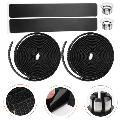 1 Paire en Cuir GUIDOLINE à vélo Guidon Grip Wraps antidérapante Souple Respirant Guidoline pour vélo de Route Ruban vélo Guidon avec Barre Plugs (Marron