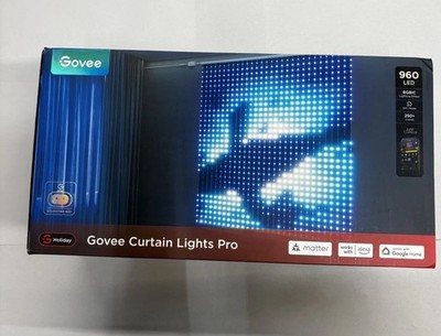 Govee Curtain Lights Pro 960 LED RGBIC Smart WiFi App Control Lights