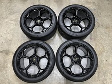 2022-2024 Lamborghini Urus Performante 22” Wheels Rims Tires Set Gloss Black OEM