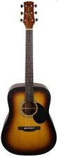 Jasmine S35 Dreadnought Acoustic Guitar - Matte Sunburst