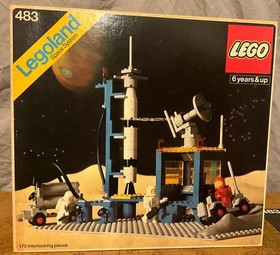 LEGO 483 Alpha-1 Rocket Base (complete) w/ original box/instructions