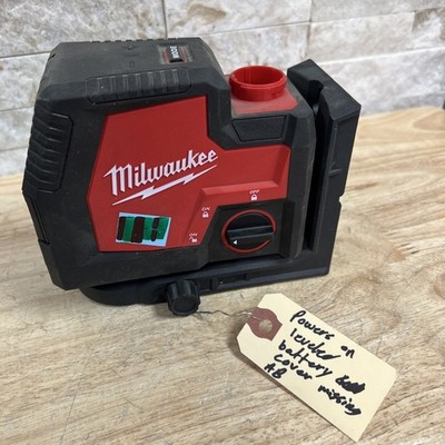 Milwaukee 3521-20 Rechargeable Cross Line Laser (Tool Only)- FOR PARTS OR REPAIR