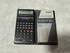 CASIO SCIENTIFIC CALCULATOR FX-250D FRACTION WITH CASE  MANUAL