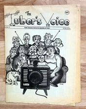 TUBER'S VOICE Couch Potato Newsletter No. 6 1984, TV Fan Zine, Robert Armstrong