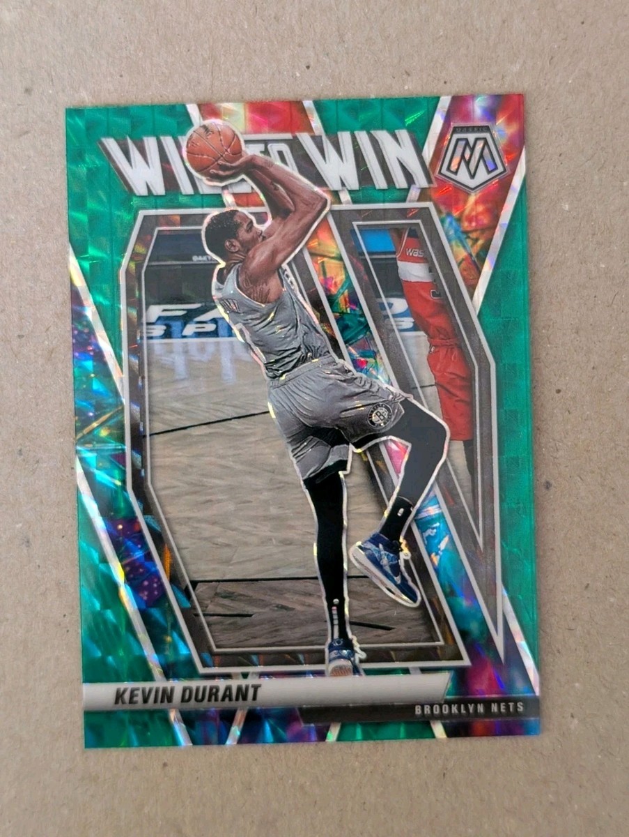 2020-21 Panini Mosaic - Will to Win Kevin Durant #1 Green Mosaic