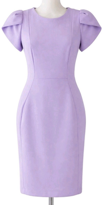Calvin Klein Lavender Knee Length dress - Size 4 | eBay Calvin Klein Lavender Knee Length dress - Size 4 | eBay