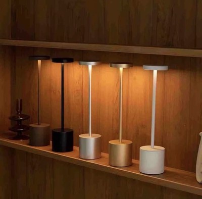 Touch Wireless Table Lamp Retro Bar USB Rechargeable LED Table Lamp Portable