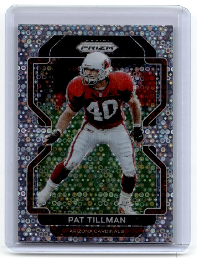 Pat Tillman 2021 Panini Prizm #83 No Huddle Silver Disco