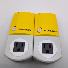 2 PK Plug & Safe Motion Sensor Detector Wireless Home Theft Security System PS8