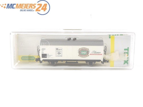 Minitrix N 15016 Güterwagen Bierwagen "DAB Pilsener - Inter Modellbau '98" E616 | Zustand: Gebraucht
