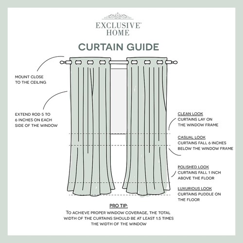 Exclusive Home Cabana Stripe Indoor/Outdoor Light Filtering Grommet Top Curtain - Picture 7 of 8