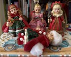 Madame Alexander Four 4” Hallmark Ornaments