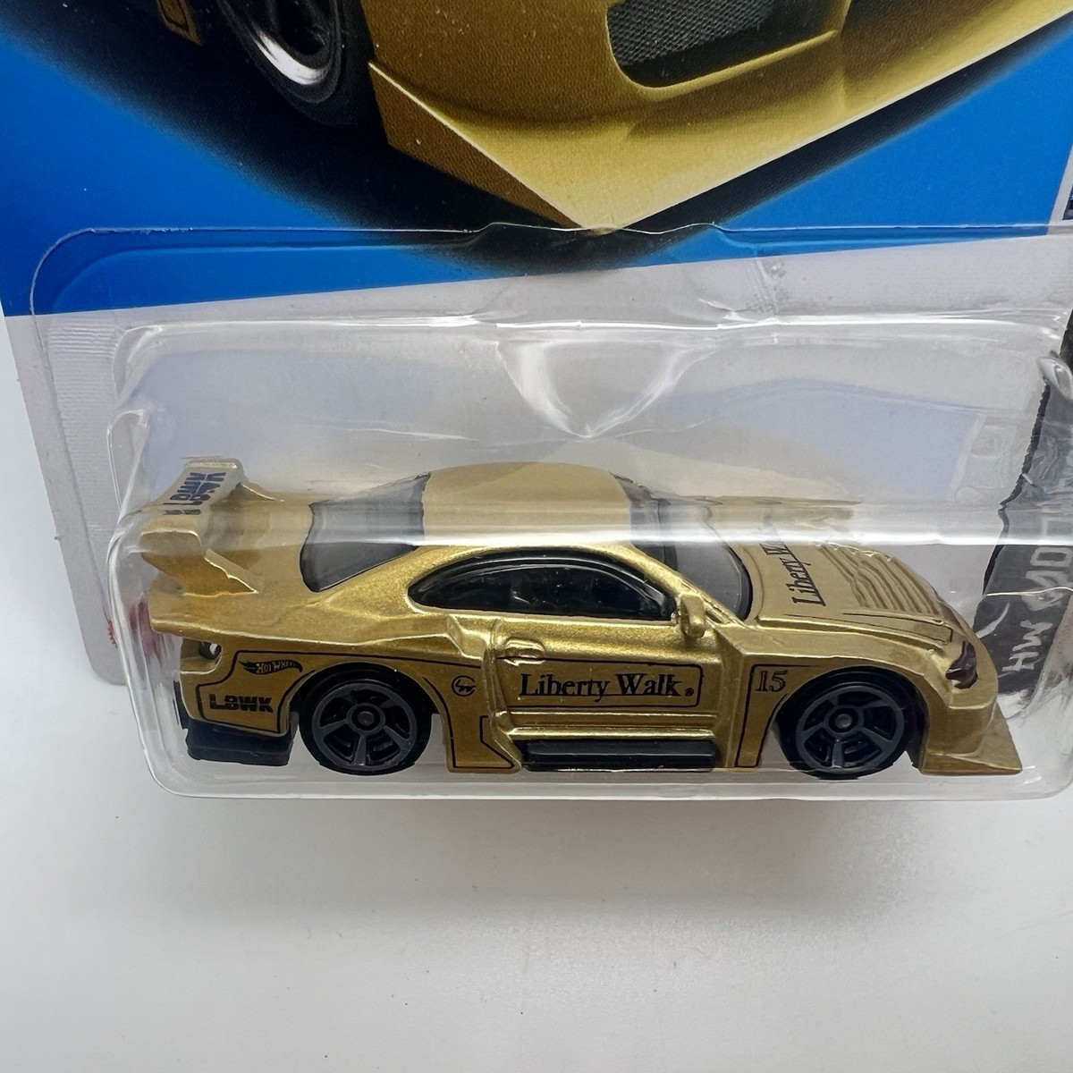 Hot Wheels Nissan Silvia (S15) Liberty Walk Gold And Yellow Lot of