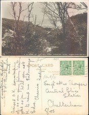 View of the sea from Chewton Glen Highcliffe on Wade's 'Sunny South' Bournemouth