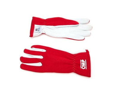 OMP IB0-0702-A01-061-L Rally Red Large Driving Gloves
