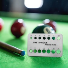 Billiard Cue Tip Gauge 8.5 mm to 15 mm Measurement Tool