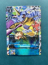 1x Gabumon BT1-029 Dash Pack Alternate Art Digimon Card Game x1