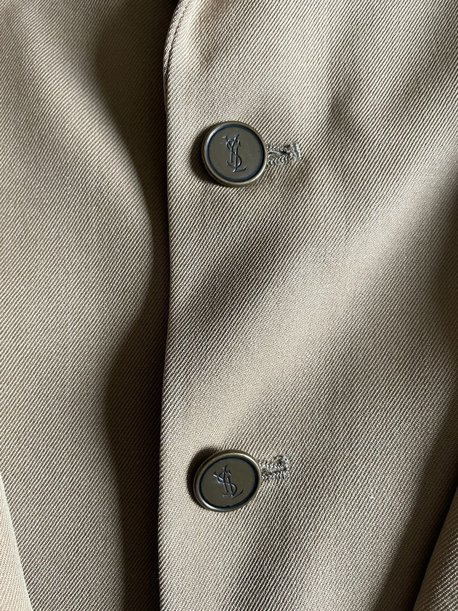 Yves Saint Laurent YSL Camel Vintage Blazer Suit Sports Jacket View 4