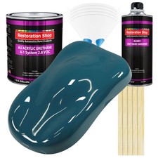 Restoration Shop Transport Blue Acrylic Urethane Gallon Kit Auto Paint Restoration Shop Transport Blue Acrylic Urethane Gallon Kit Auto Paint