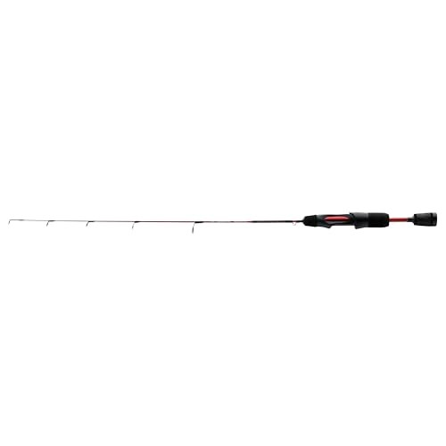 BRUGLY STIK CARBON ICE SPINNING ROD AND REEL COMBO, Misura: 5 Misura - 36" - NERO/ROSSO - Foto 4 di 5