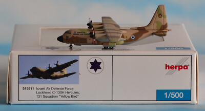 Herpa Wings 1:500 Nr. 515511 Lockheed C-130  Israeli Air Defense Force  in OVP