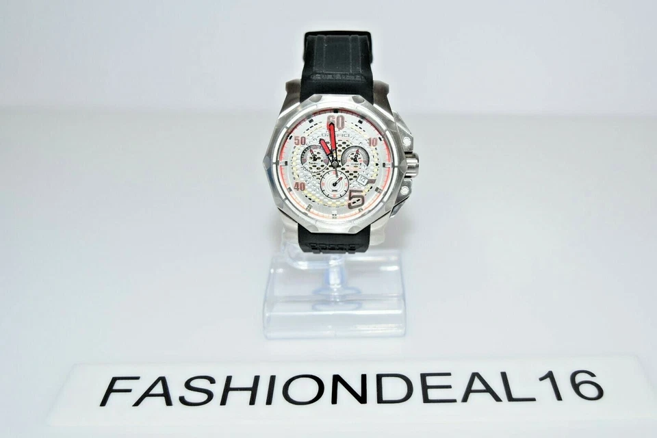 Nuevo Orefici Edición Limitada EJ Viso SS Negro Silicona Cronógrafo ORMEJ2C555 $895  Foto 2 de 4