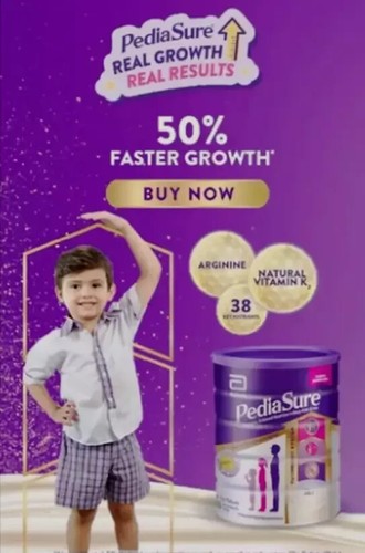 4 X Pedia Sure Child Nutrition Supplement for Growth - Vanilla (850g) FREE SHIP - Picture 7 of 8