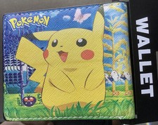 Cute Pokemon Pikachu wallet unisex Multicolor Bifold Wallet new
