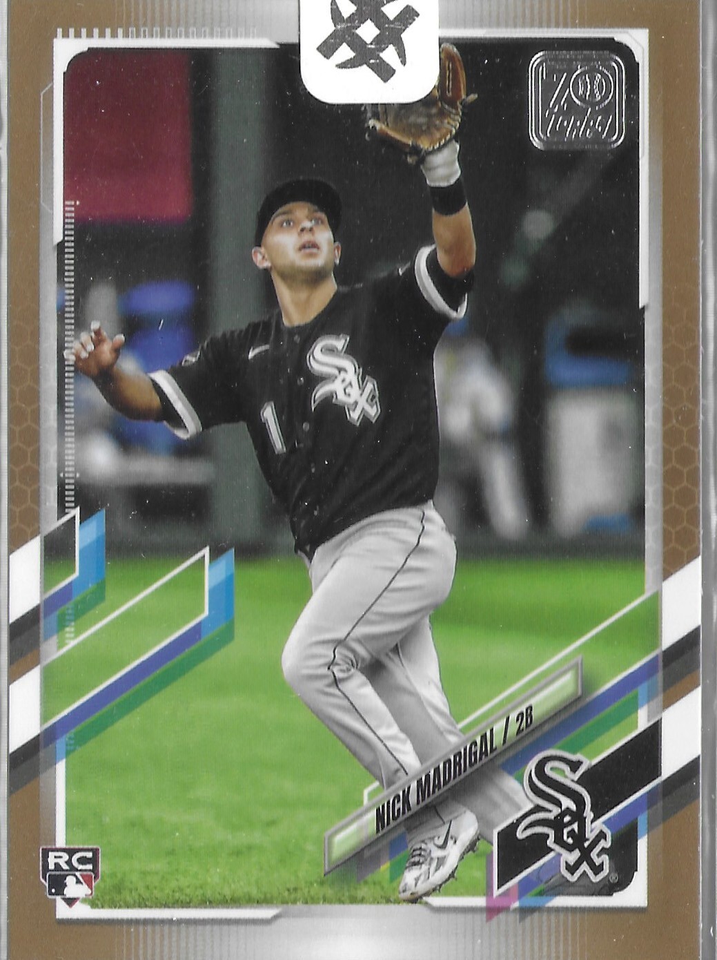 2021 Topps Gold Foil Nick Madrigal RC #197 Chicago White Sox