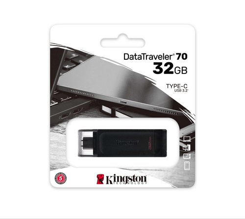 Kingston 32GB 64GB 128GB Support USB 3.2 Gen 1 Speen USB-C Ports Flash Drives - 第 3/5 張圖片