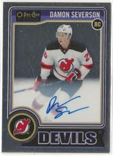 2014 2014-15 O-Pee-Chee Platinum Rookie Autographs #RA25 Damon Severson Devils
