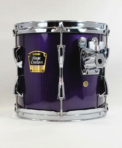 Yamaha Stage Custom 10" Tom - lila Lackierung mit nagelneuen Drumhead - Bild 3 von 15