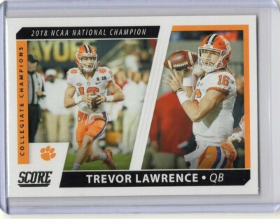 2021 Score COLLEGIATE CHAMPIONS - COMPLETE INSERT SET - BRADY, TUA, LAWRENCE RC+